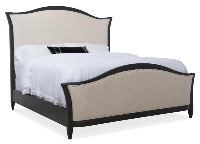 Ciao Bella King Upholstered Bed- Black - 5805-90866-99