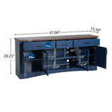 Modern TV Console & Adjustable Shelves