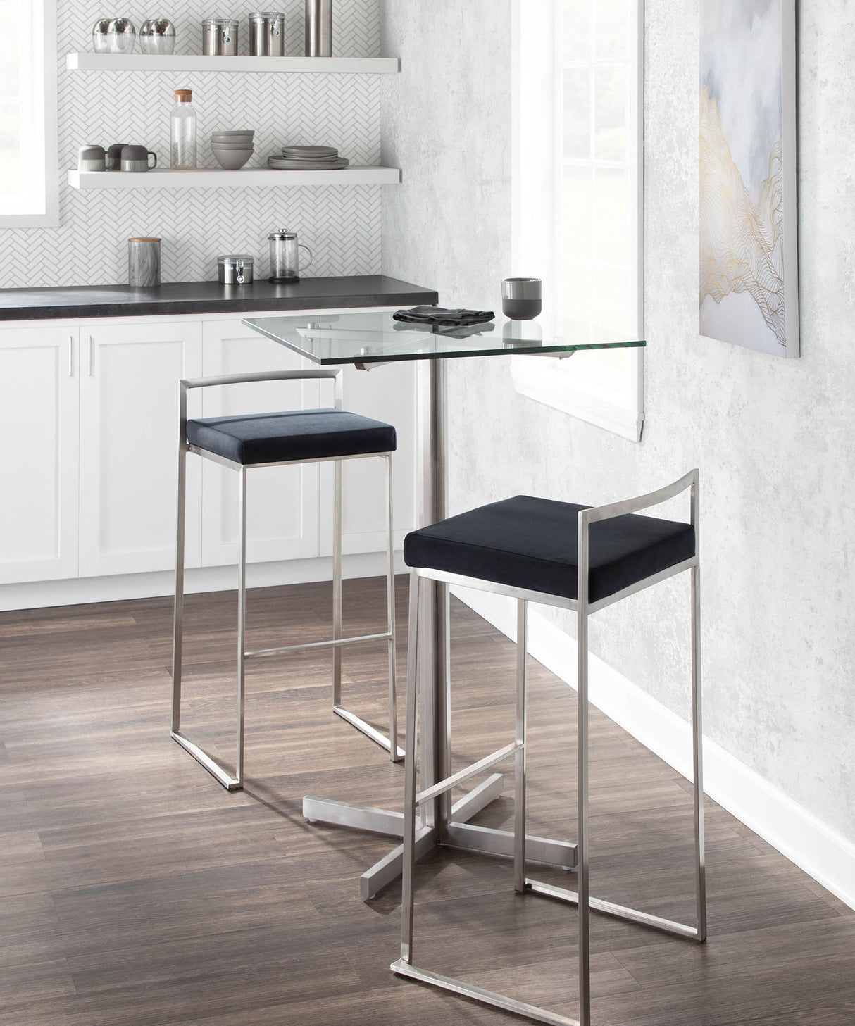 Fuji - Contemporary And Elegant Design Stackable Barstool