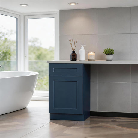 Shaker Base Cabinet & Soft-Close Door And Drawer