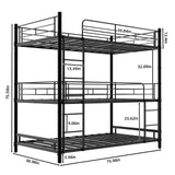 Triple Frame Bed With Built In Ladder