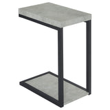 Snack Table With Industrial Base