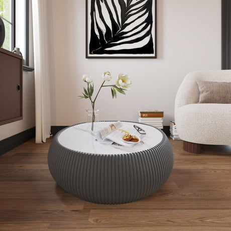 Drum Shaped Coffee Table