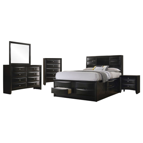 Palamino - 5 Piece Eastern King Bedroom Set - Black