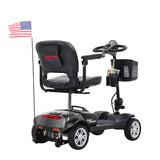 Max Sport - 4 Wheels Outdoor Compact Mobility Scooter With 2 Pieces X 12Ah Lead Acid Battery