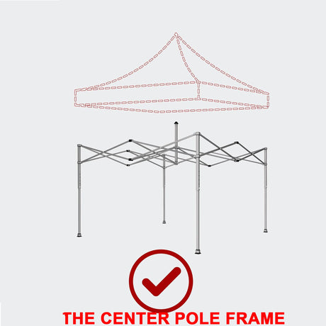 Canopy Replacement Top With 4 Pack W8 Bags, Pop Up Tent Cover Only, Frame Not Included