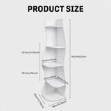 5 Tier S - Shaped Corner Shelf For Living Room