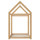 Wooden House Shaped Bed