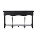 Retro Console Table With 3 Soft Close Drawers