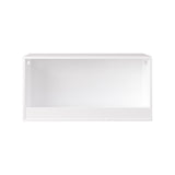 Open Toy Storage Box For Kids, Organizer Bin For Plush Toys, Books - White