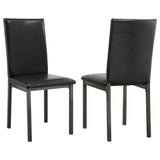 Upholstered Side Chair (Set of 2) - Black