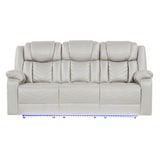 Challenger - LED Power Recliner Sofa