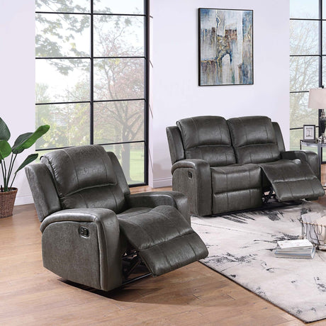 Modern Living Room Set With Square Armrest, Cushion Backrest