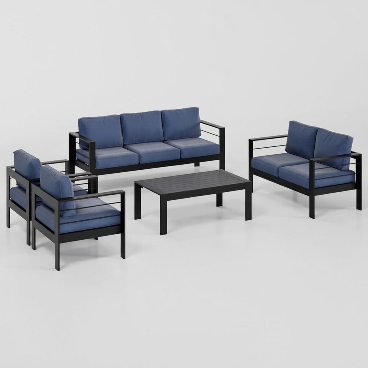 Outdoor Patio Set, All-Weather, Thick Cushions