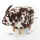 Cow Shaped Ottoman Footstool