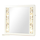 La Pierre - Rectangular Mirror & LED Lighting Panels - Beige