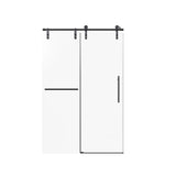 Frameless Single Sliding Shower Doors With Towel Rail & Handle