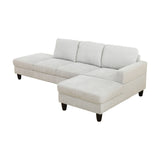 L - Shaped Sectional Sofa With Chaise & Ottoman