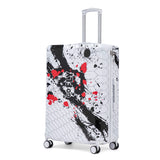 Luggage With Printed Pattern, Combination Lock