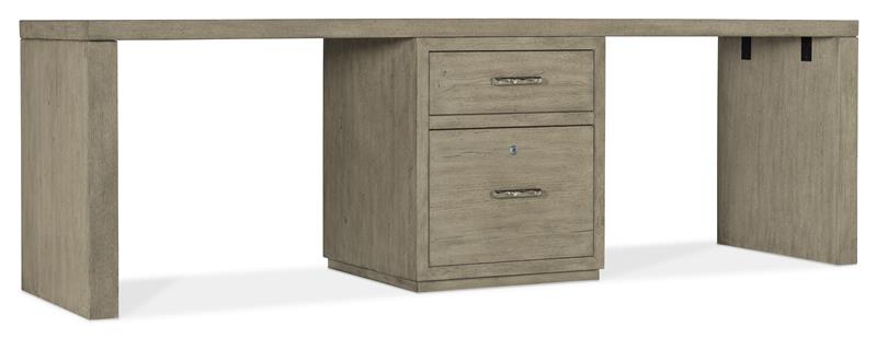 Linville Falls 96" Desk with One Centered File - 6150-10924-85