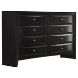 Briana 8-drawer Dresser Black - 200703
