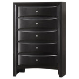 Briana 5-drawer Bedroom Chest Black - 200705