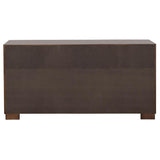 Jessica 4-piece Eastern King LED Bedroom Set Cappuccino - 200711KE-S4