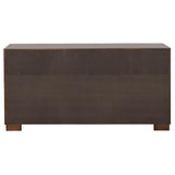 Jessica 5-piece Eastern King LED Bedroom Set Cappuccino - 200711KE-S5P
