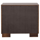 Jessica 5-piece Eastern King LED Bedroom Set Cappuccino - 200711KE-S5