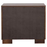 Jessica 6-piece Eastern King LED Bedroom Set Cappuccino - 200711KE-S6P