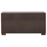 Jessica 6-piece Eastern King LED Bedroom Set Cappuccino - 200711KE-S6P