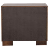 Jessica 5-piece Queen LED Bedroom Set Cappuccino - 200711Q-S5