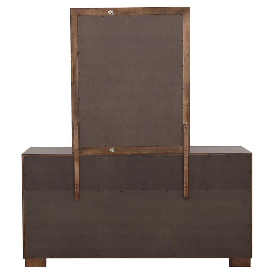 Jessica 6-drawer Dresser with Mirror Cappuccino - 200713M