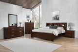 Jessica 6-drawer Dresser with Mirror Cappuccino - 200713M