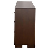 Jessica 6-drawer Dresser Cappuccino - 200713