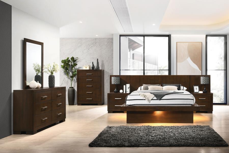 Jessica 6-drawer Dresser Cappuccino - 200713