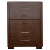 Jessica 5-drawer Bedroom Chest Cappuccino - 200715