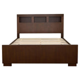 Jessica 4-piece Eastern King Bedroom Set Cappuccino - 200719KE-S4