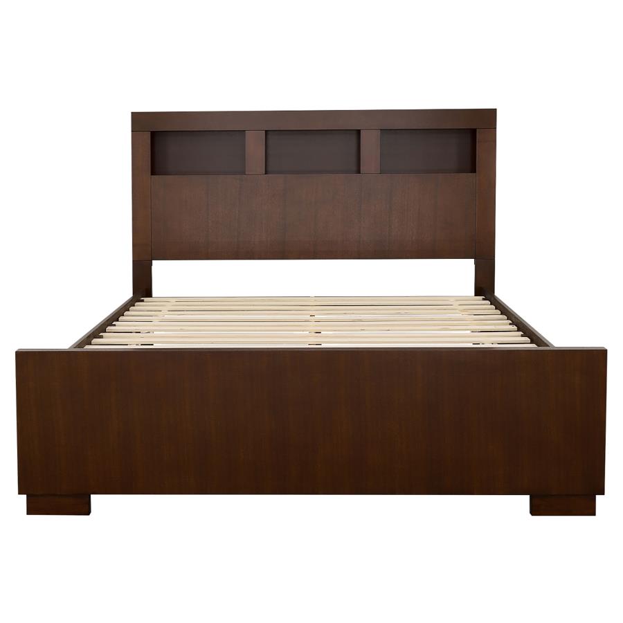 Jessica 4-piece California King Bedroom Set Cappuccino - 200719KW-S4