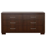 Jessica 4-piece California King Bedroom Set Cappuccino - 200719KW-S4