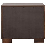 Jessica 5-piece California King Bedroom Set Cappuccino - 200719KW-S5