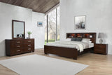 Jessica 4-piece Queen Bedroom Set Cappuccino - 200719Q-S4