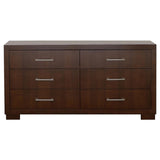 Jessica 4-piece Queen Bedroom Set Cappuccino - 200719Q-S4