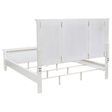 Sandy Beach 4-piece California King Bedroom Set Cream White - 201301KWN-S4