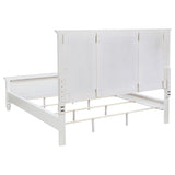 Sandy Beach 63-inch California King Panel Bed Cream White - 201301KWN