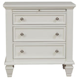 Sandy Beach 4-piece Queen Bedroom Set Cream White - 201301Q-S4