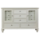 Sandy Beach 11-drawer Dresser Cream White - 201303