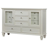 Sandy Beach 11-drawer Dresser Cream White - 201303
