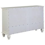 Sandy Beach 11-drawer Dresser Cream White - 201303