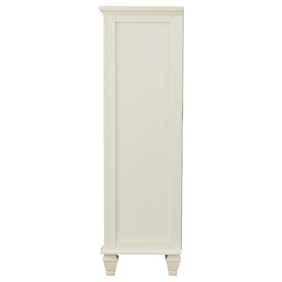 Sandy Beach 5-drawer Bedroom Chest Cream White - 201305
